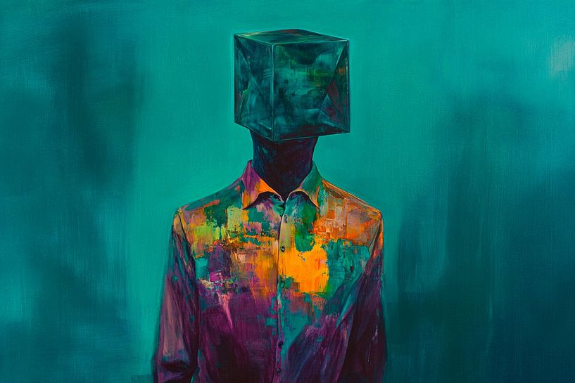 Colourful loneliness - Box head by Poster Art Shop
