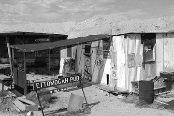 Pub in ghost town by Inge Hogenbijl