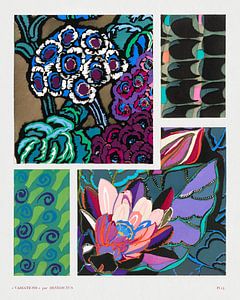 Geometrische florale Motive, Variationen 14