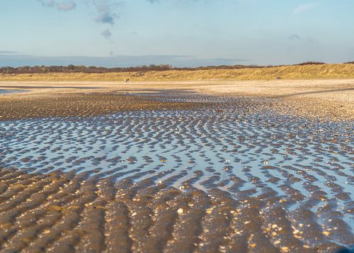Ribbels op het strand