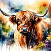 Schottische Highlander 27 von Johannas Art Creations