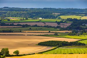 Paysage de Shaftesbury dans le Dorset, Angleterre
