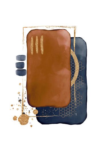 Moderne Abstracte Kunst Met Organische Vormen