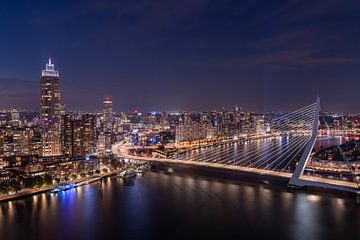 Skyline van Rotterdam van Marian Goossens