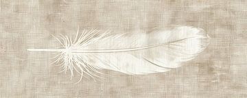 Feather Painting by Modern Collection