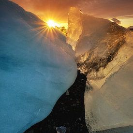 Coucher de soleil glacial sur Marvin Schweer