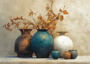 Vasen Blumen | Blue Vessel