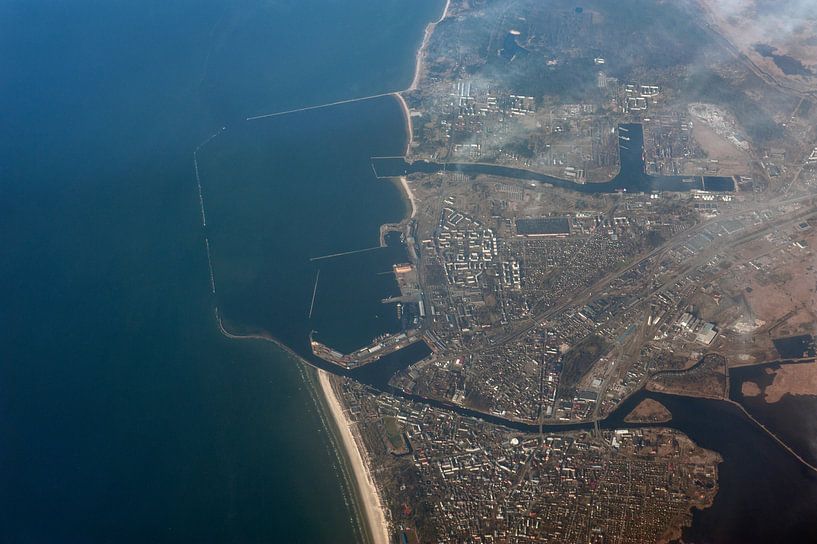 Liepāja luchtfoto van Richard Wareham
