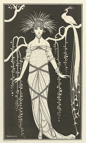 George Barbier – Grande robe du soir (1914)