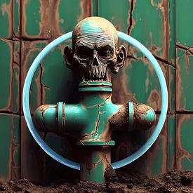 The rusty gatekeeper by Vythryd Arts