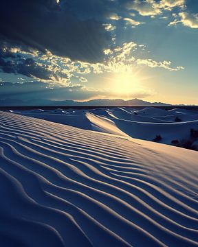 Schoonheid van de woestijn van fernlichtsicht
