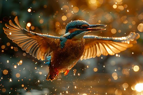 Fladderende Ijsvogel