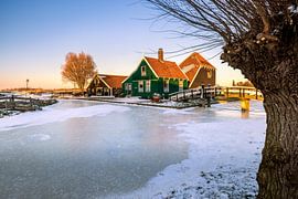 L'hiver au Zaanse Schans sur Dick Portegies