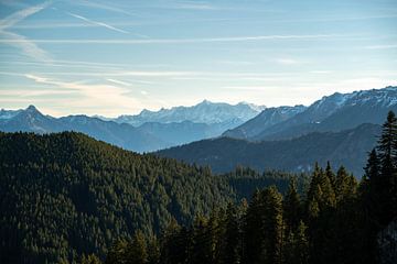 Zugspitze  Bergsilhouette