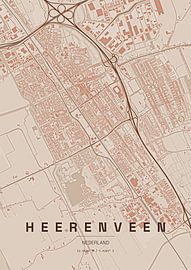 Stadtplan von Heerenveen von Stef van Campen