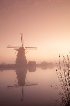 Just another sunrise in Kinderdijk van Halma Fotografie
