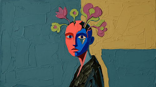 Blooming Mind: The Unfolding Canvas of Thoughts