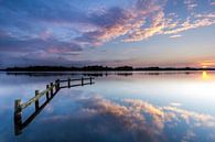 Coucher de soleil sur le lac Hoorn par Koos de Wit Aperçu