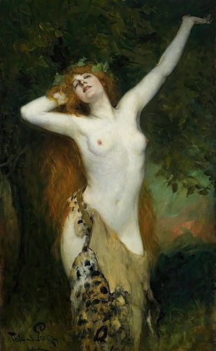 Ferdinand Leeke - Bacchante