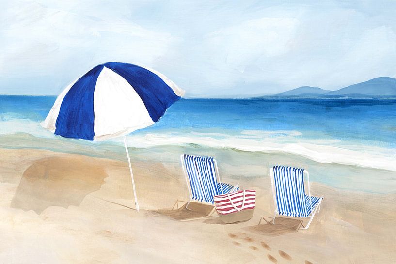Blauer Sonnenschirm, Isabelle Z  von PI Creative Art