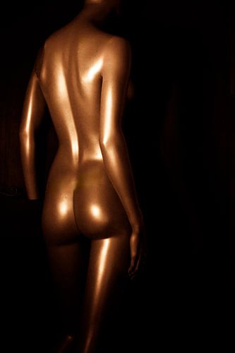 back of nude mannequin