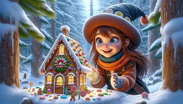 Winter wonderland: sweet gingerbread house discovered by artefacti