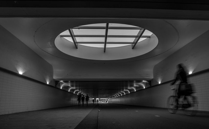Fietstunnel Rotterdam Centraal par Harmen Goedhart