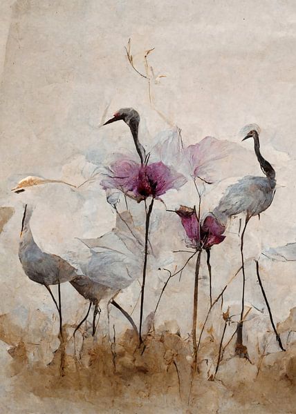Paper Cranes by Bianca ter Riet