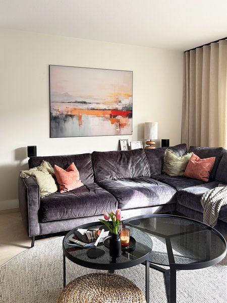 Abstract Oranje | Horizon