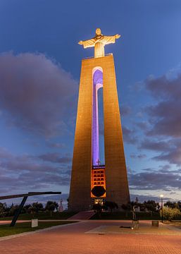 Christus Koning beeld, Lissabon, Portugal van Adelheid Smitt