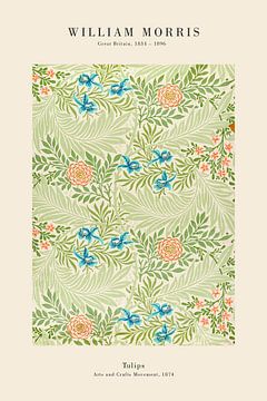 William Morris - Tulpen van Old Masters