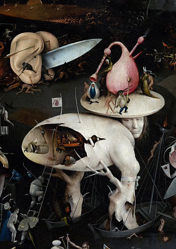 Jeroen Bosch. Tuin der Lusten - detail, 1490