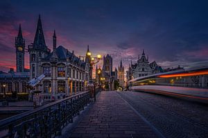 Gent bei Sonnenaufgang