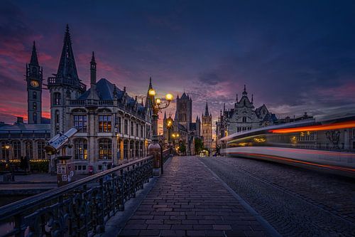 Gent bij zonsopkomst