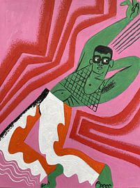 Green Man Dancing sur HUGO