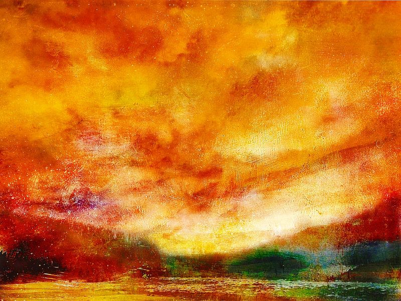 dramatisch landschap van Claudia Gründler