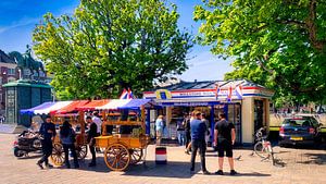 Herring stall Buitenhof The Hague