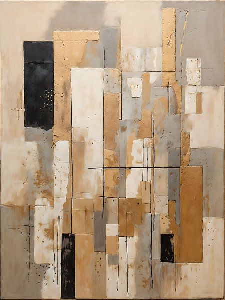 Concrete and Gold 02 von Jack Schoneveld