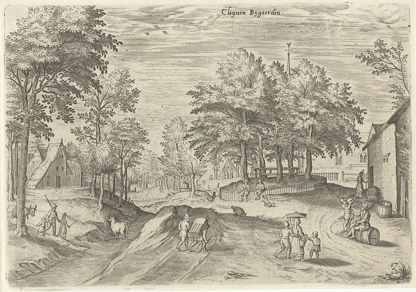Hans Collaert (I), View of the inn Klein Bijgaarden by Atelier Liesjes