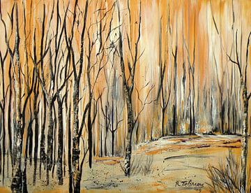 Birch Forest by Rita Tielemans Kunst