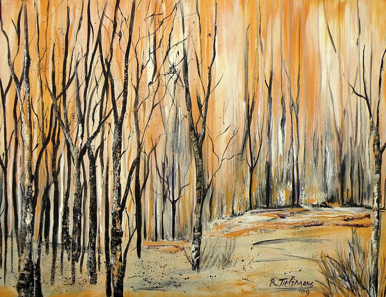Berkenbos van Rita Tielemans Kunst