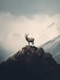 Silence de la montagne | cerf | simplicité
