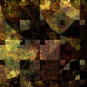 Nectarial - abstracte digitale compositie van Nelson Guerreiro