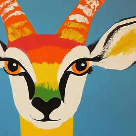 Antilope mit Farbe von Moderne Kollektion