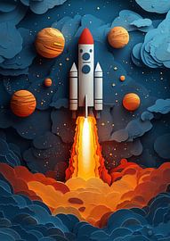 Roket to the future by Lae