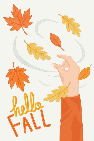 Hello Fall by Marja van den Hurk