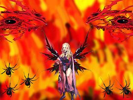 Black widow by Theunis Kuipers