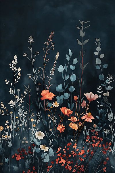Wild plants by NJ Midnight Studio