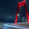 Willemsbrug - Rotterdam bij Nacht van Fotografie Ploeg