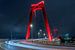 Willemsbrug - Rotterdam bij Nacht van Fotografie Ploeg